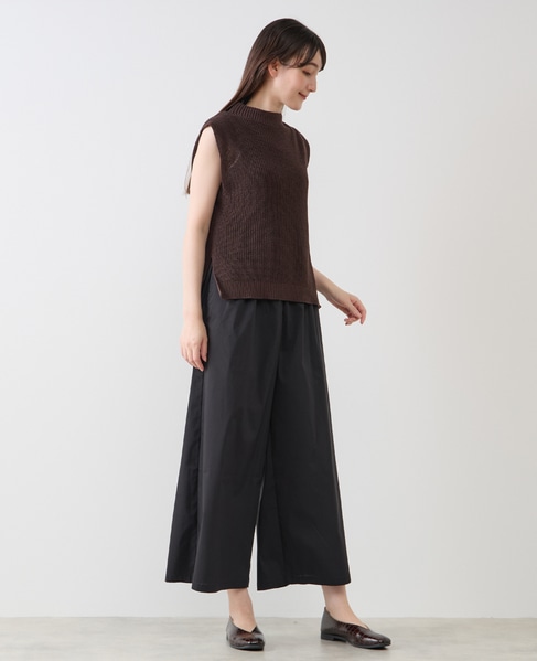 ボトルネックノースリーブニット 詳細画像 ブラウン 6