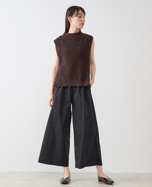 ボトルネックノースリーブニット 詳細画像 ブラウン 8