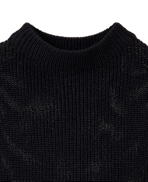 ボトルネックノースリーブニット 詳細画像 ブラック 11