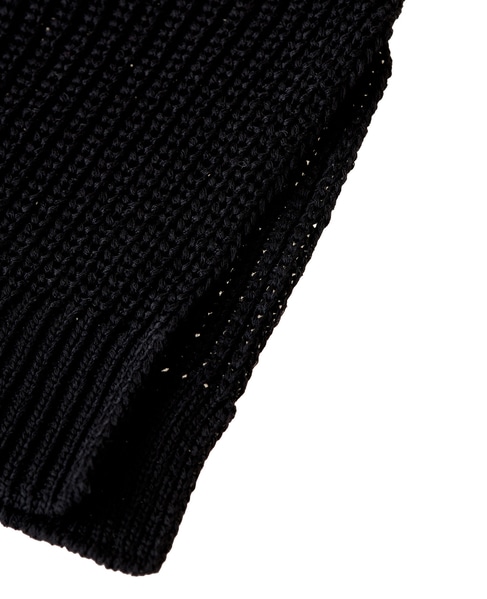 ボトルネックノースリーブニット 詳細画像 ブラック 14