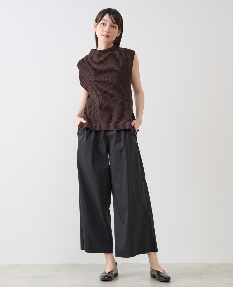 ボトルネックノースリーブニット｜LOGEMENT DE CLAIRE（ロジュ