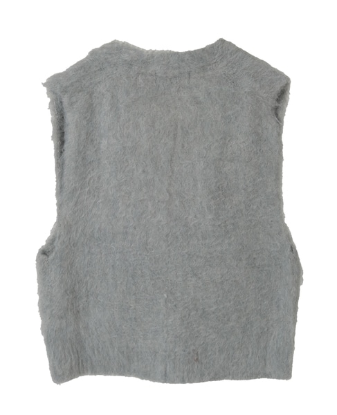 ロングシャギーVベスト 詳細画像 ミディアムグレー 10