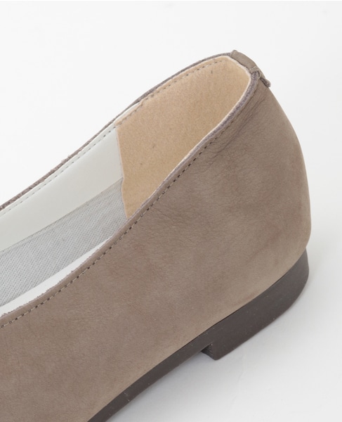 Vカットフラットシューズ 詳細画像 グレイッシュベージュ 11