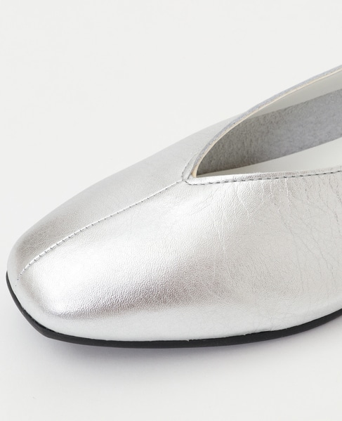 Vカットフラットシューズ 詳細画像 シルバー 10