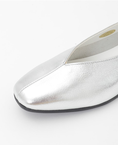 Vカットフラットシューズ 詳細画像 シルバー 17