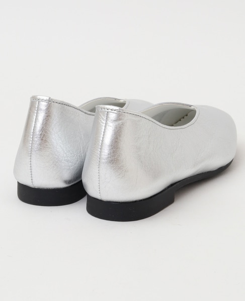 Vカットフラットシューズ 詳細画像 シルバー 7