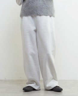 裏起毛セミワイドカットパンツ