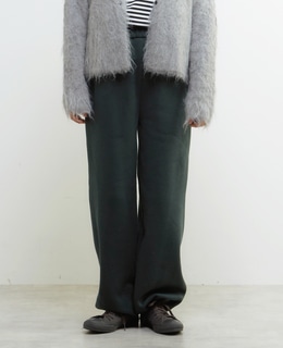 裏起毛セミワイドカットパンツ