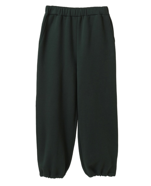 裏起毛セミワイドカットパンツ 詳細画像 ダークグリーン 11