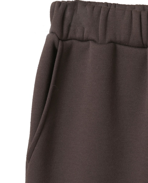 裏起毛セミワイドカットパンツ 詳細画像 ブラウン 14