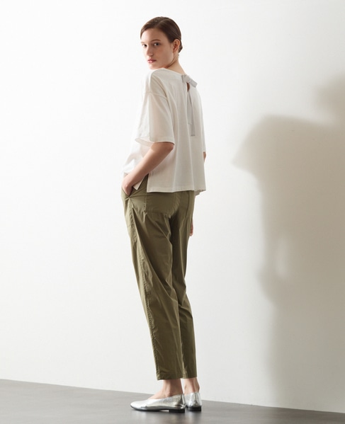 バックリボン5分袖プルオーバー 詳細画像 オフホワイト 2