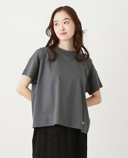 モックネックショートスリーブTシャツ