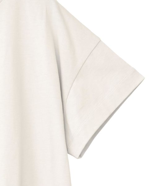 モックネックショートスリーブTシャツ 詳細画像 ベージュ系その他 13