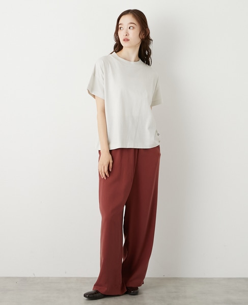 モックネックショートスリーブTシャツ 詳細画像 ベージュ系その他 2