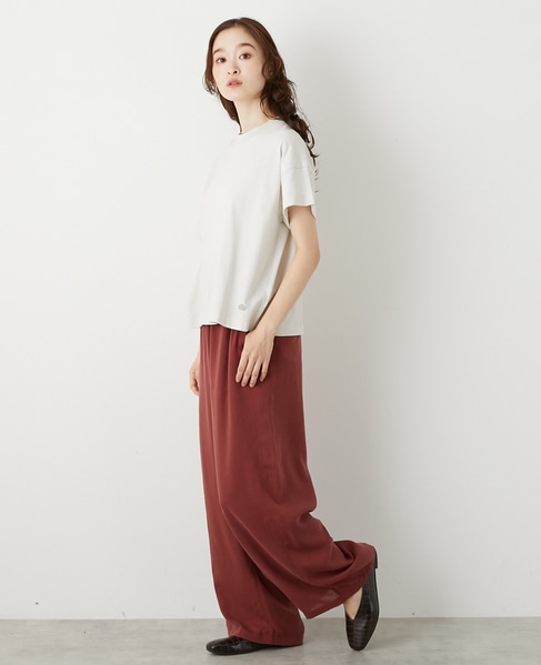 モックネックショートスリーブTシャツ 詳細画像 ベージュ系その他 3