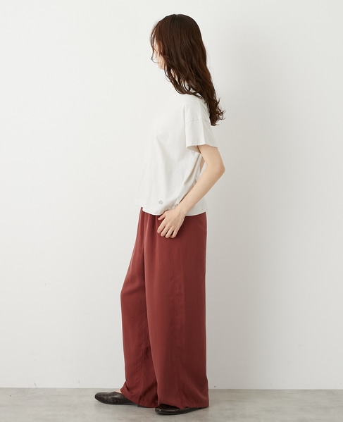 モックネックショートスリーブTシャツ 詳細画像 ベージュ系その他 4