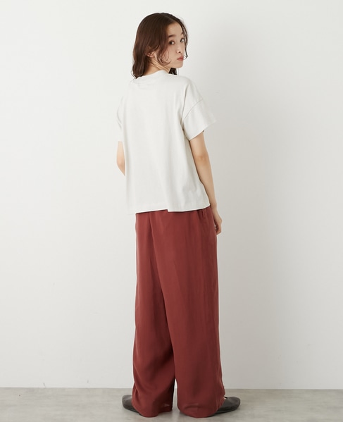 モックネックショートスリーブTシャツ 詳細画像 ベージュ系その他 5