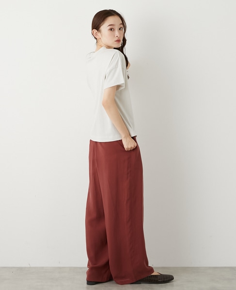 モックネックショートスリーブTシャツ 詳細画像 ベージュ系その他 6