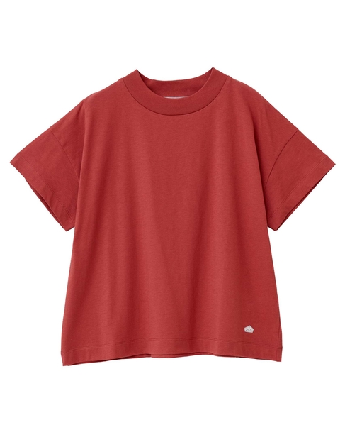 モックネックショートスリーブTシャツ 詳細画像 レッド 9