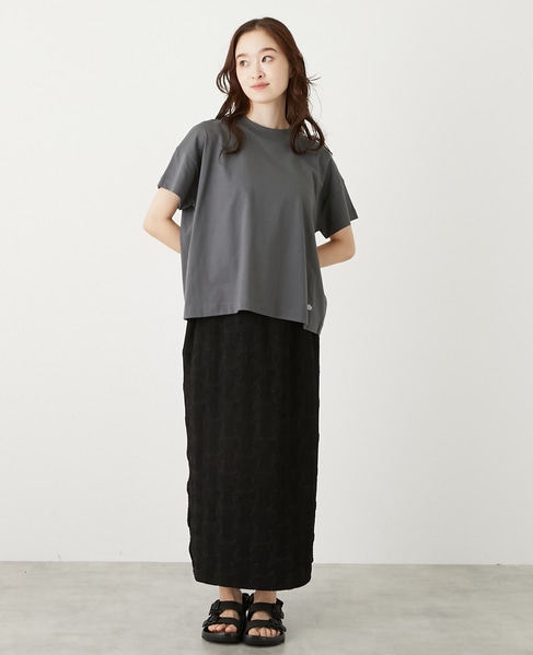 モックネックショートスリーブTシャツ 詳細画像 グリーン系その他 2