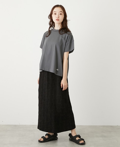 モックネックショートスリーブTシャツ 詳細画像 グリーン系その他 3