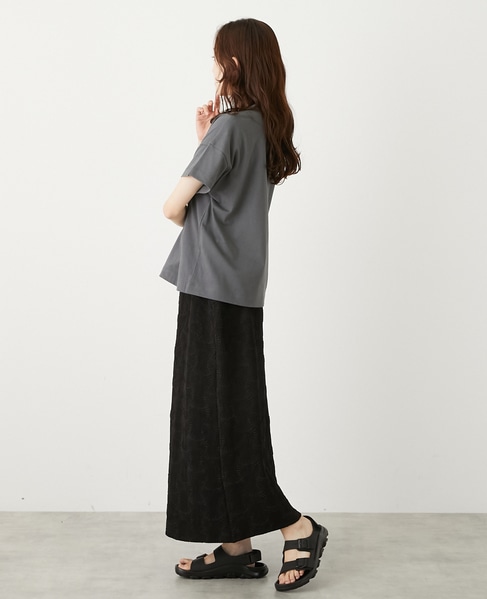 モックネックショートスリーブTシャツ 詳細画像 グリーン系その他 4