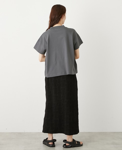 モックネックショートスリーブTシャツ 詳細画像 グリーン系その他 5