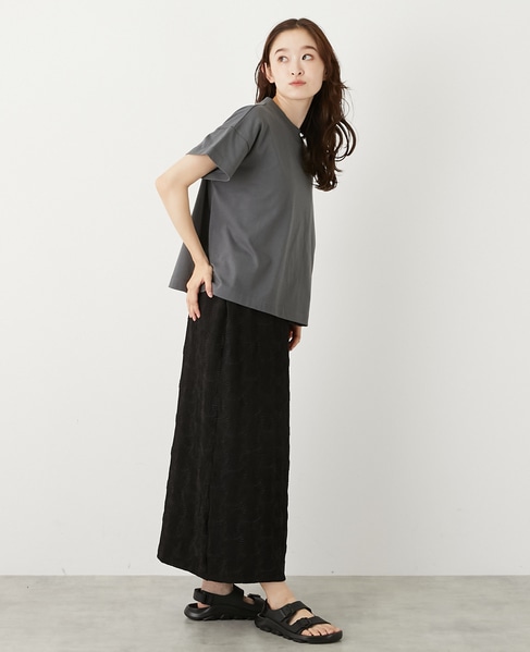 モックネックショートスリーブTシャツ 詳細画像 グリーン系その他 6