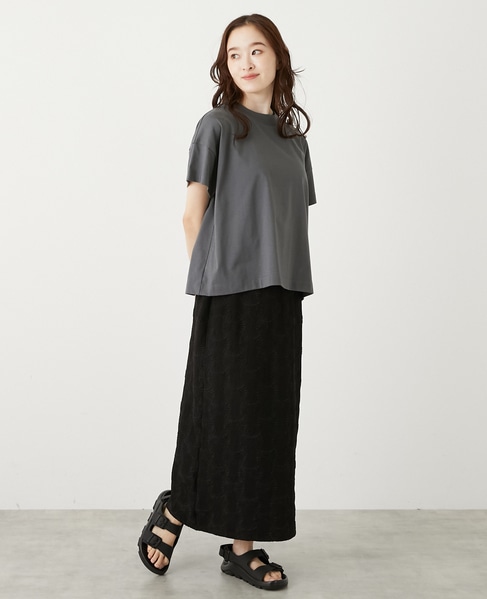 モックネックショートスリーブTシャツ 詳細画像 グリーン系その他 7