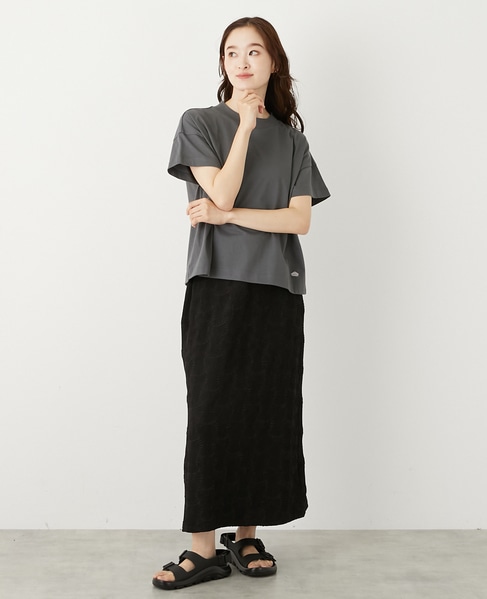 モックネックショートスリーブTシャツ 詳細画像 グリーン系その他 8