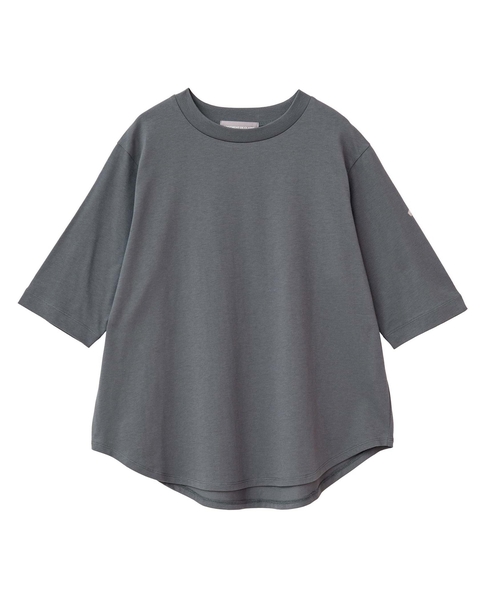 クルーネックラウンドヘムTシャツ 詳細画像 グリーン系その他 9