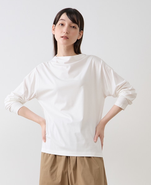 ボトルネックカットプルオーバー 詳細画像 オフ 1