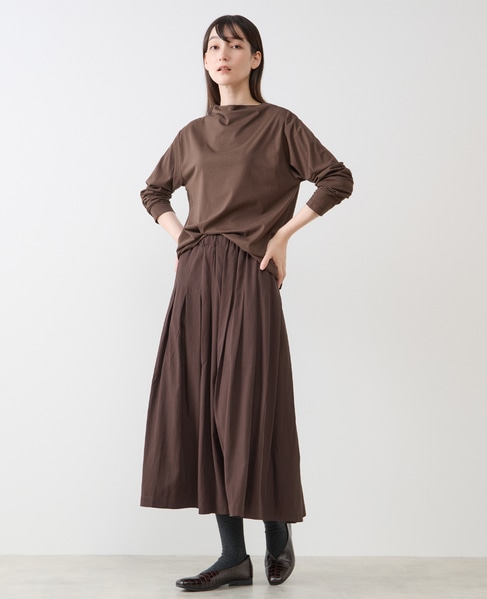 ボトルネックカットプルオーバー 詳細画像 ブラウン 3