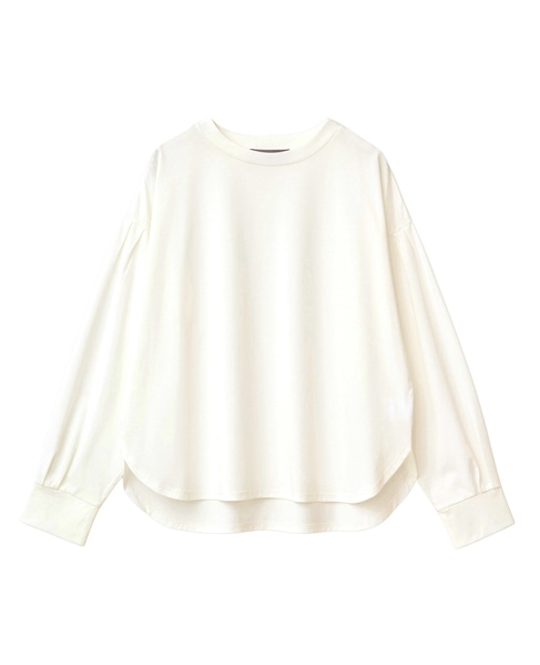 タックスリーブカットプルブラウス 詳細画像 オフ 9