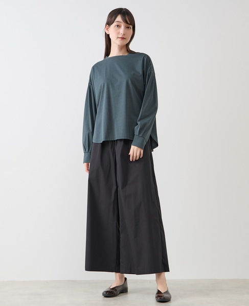 タックスリーブカットプルブラウス 詳細画像 グリーン 2