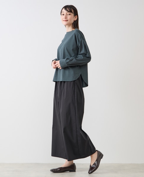 タックスリーブカットプルブラウス 詳細画像 グリーン 3