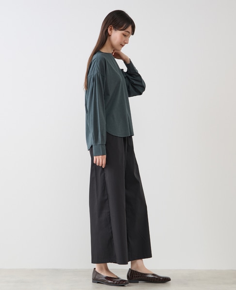タックスリーブカットプルブラウス 詳細画像 グリーン 6