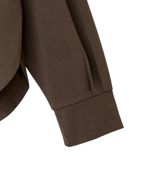 タックスリーブカットプルブラウス 詳細画像 ブラウン 12