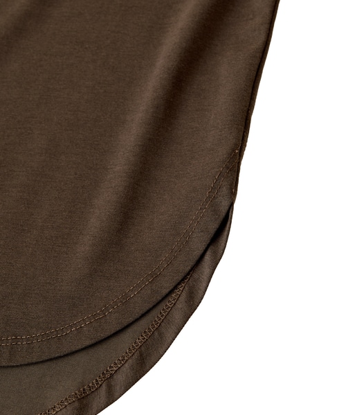 タックスリーブカットプルブラウス 詳細画像 ブラウン 14