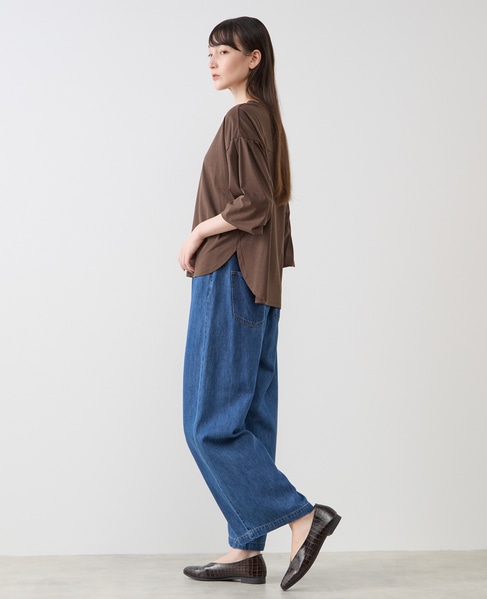 タックスリーブカットプルブラウス 詳細画像 ブラウン 4