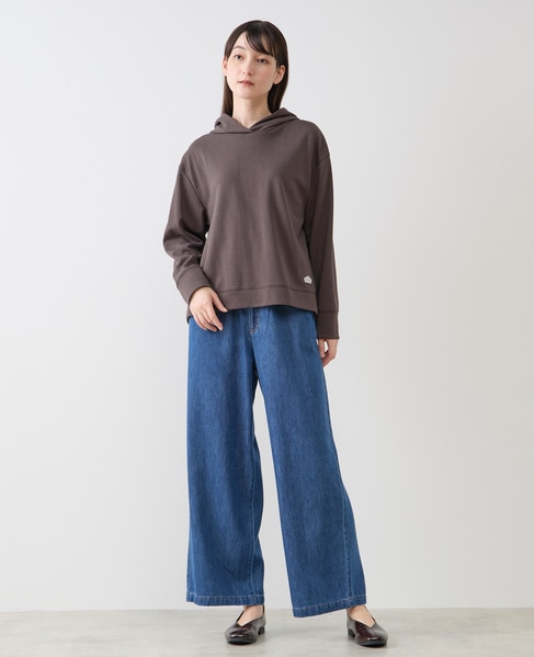 シンプルフーディー 詳細画像 チャコールグレー 2