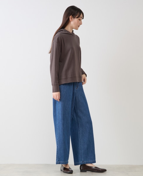 シンプルフーディー 詳細画像 チャコールグレー 7