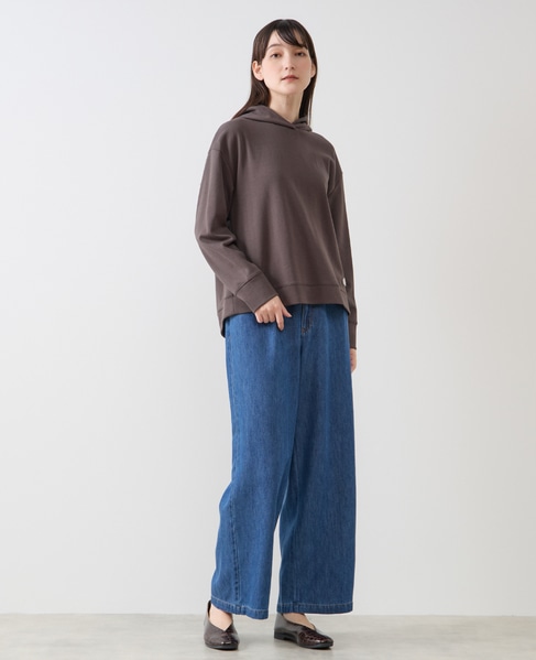 シンプルフーディー 詳細画像 チャコールグレー 8