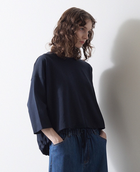 ドロストヘムカットプルオーバー 詳細画像 ダークネイビー 1