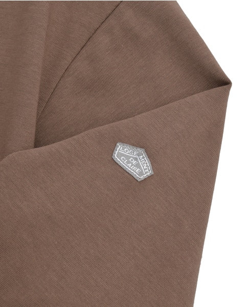 定番ラウンドヘムロングTシャツ 詳細画像 モカ 14