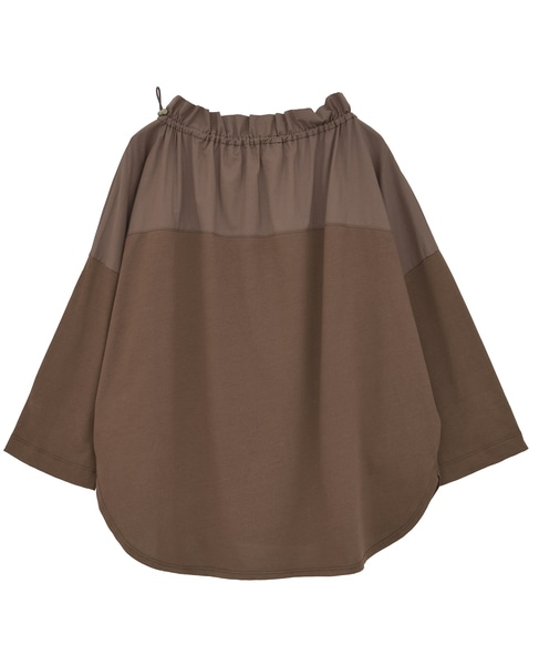 【LOURMARIN】フリルカラープルオーバー7分袖 詳細画像 ブラウン 10