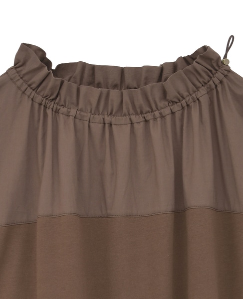 【LOURMARIN】フリルカラープルオーバー7分袖 詳細画像 ブラウン 11