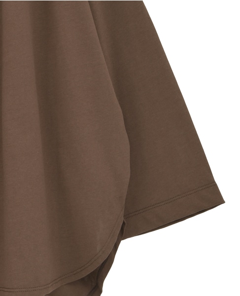 【LOURMARIN】フリルカラープルオーバー7分袖 詳細画像 ブラウン 12