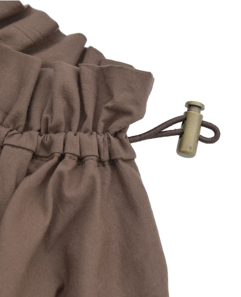 【LOURMARIN】フリルカラープルオーバー7分袖 詳細画像 ブラウン 16