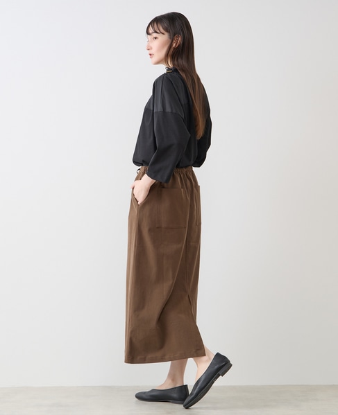 【LOURMARIN】フリルカラープルオーバー7分袖 詳細画像 ブラック 5